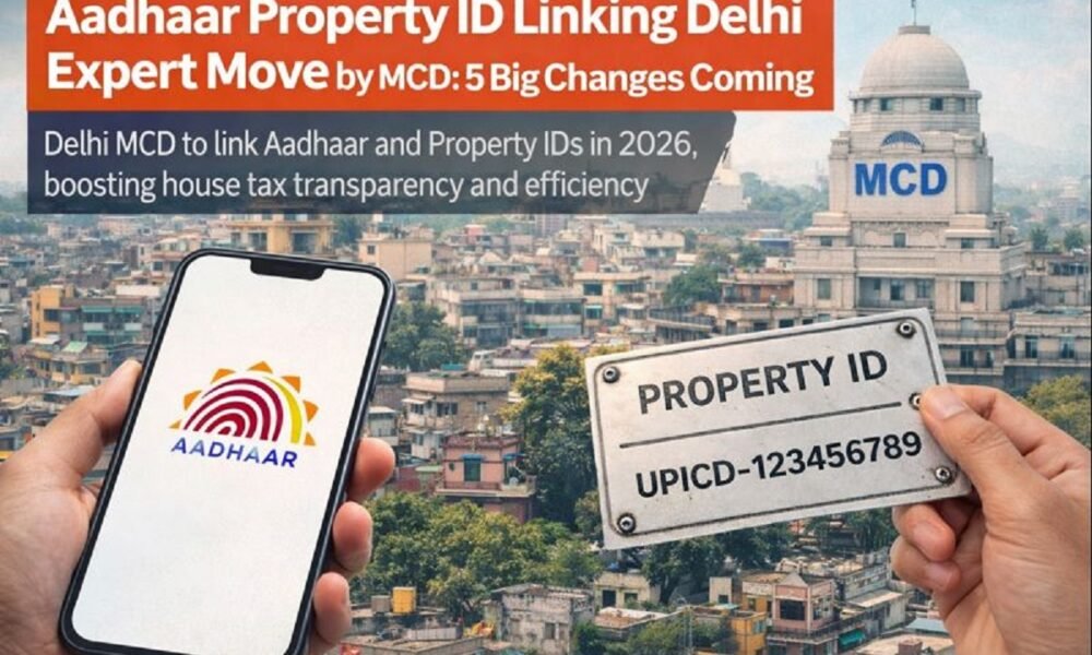 Aadhaar Property ID Linking Delhi