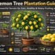 This Lemon Tree Plantation Guide proves that growing lemons at home is not complicated if the right techniques are followed