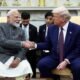 Donald Trump Praises Modi during an interaction with journalists aboard Air Force One, describing the Indian Prime Minister as “a very good person” who understands how to keep diplomatic relations smooth. Trump stated that Modi