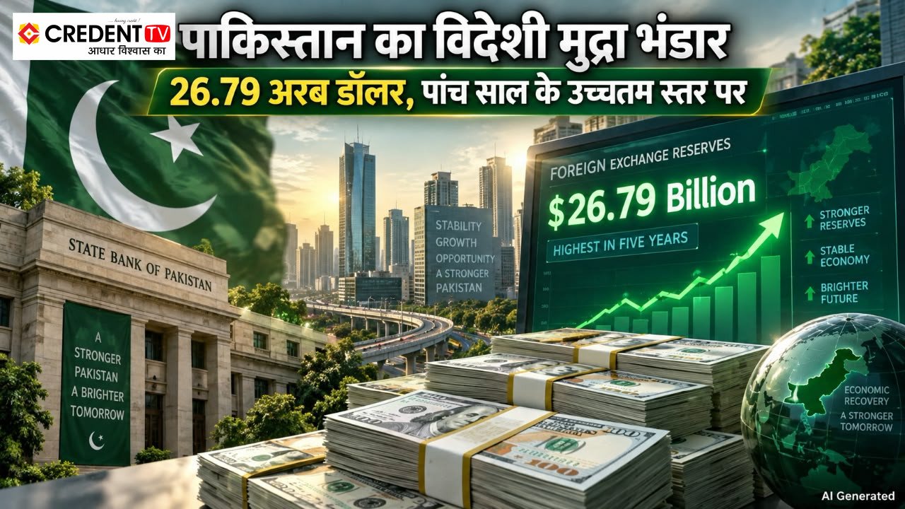 पाकिस्तान का विदेशी मुद्रा भंडार 26.79 अरब डॉलर, पांच साल के उच्चतम स्तर पर