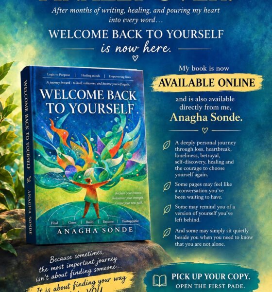 Bengaluru Writer Anagha Sonde Launches Healing Book ‘Welcome Back to Yourself’