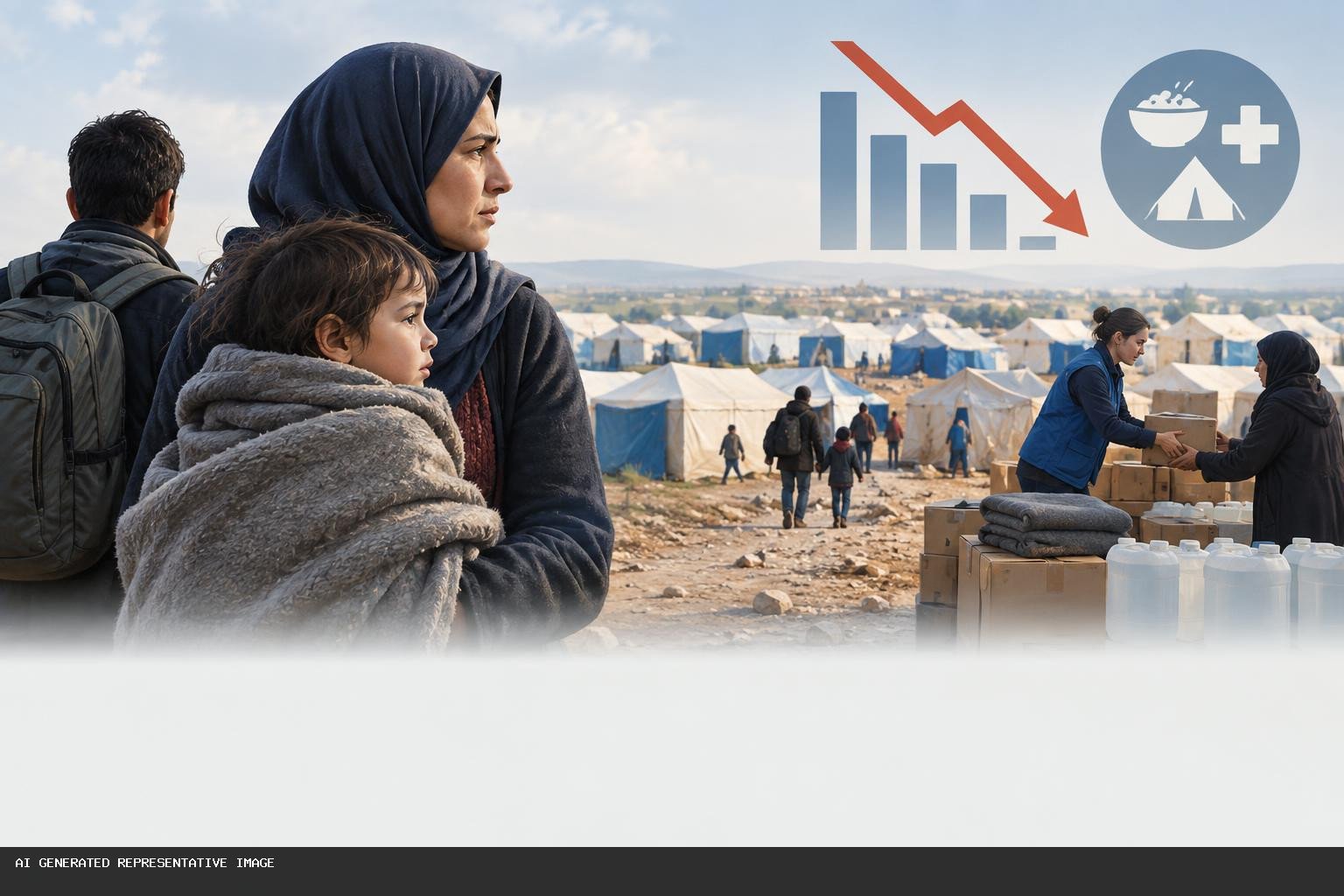 8.3 Million Refugees Risk Losing Vital Assistance Amid Funding Cuts 142 Refugees receiving humanitarian assistance