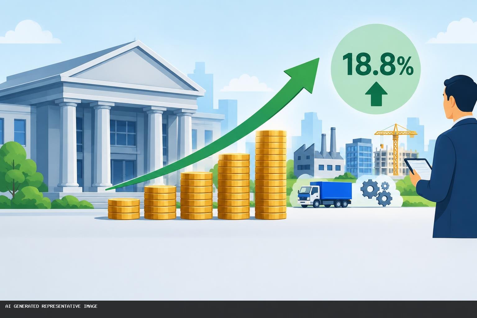 Indian bank credit growth chart