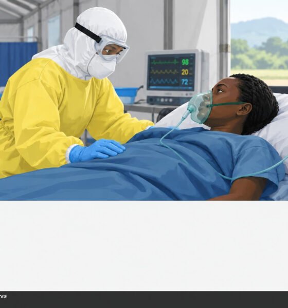 Health workers provide Ebola care in DRC