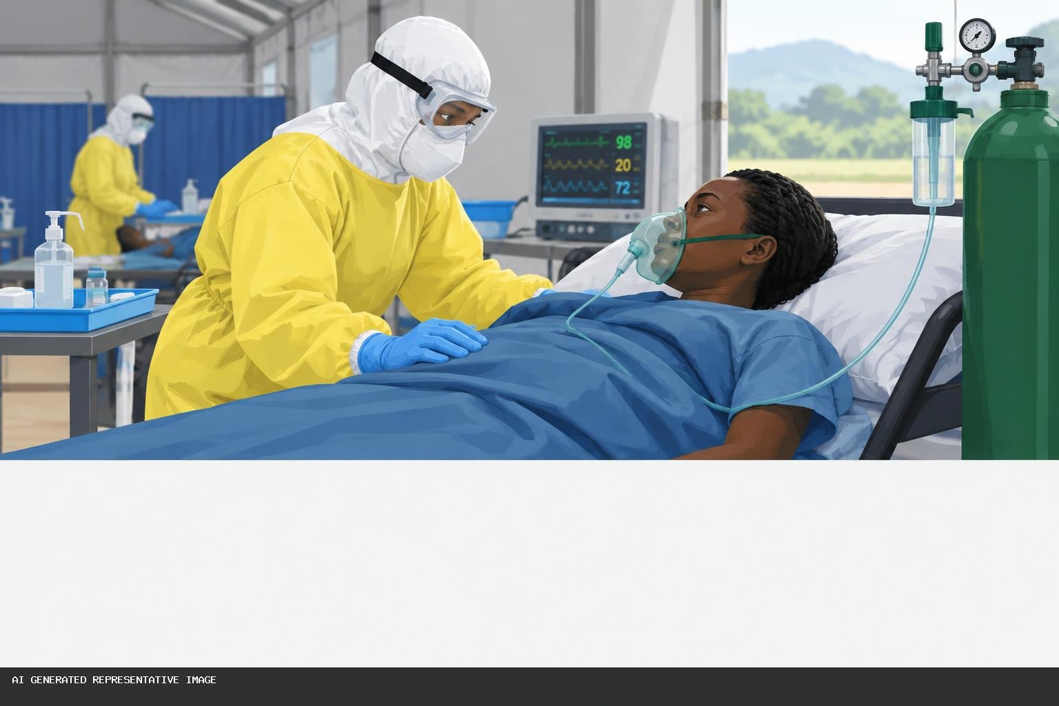 DRC Ebola outbreak: WHO says early care and oxygen can improve survival 139 Health workers provide Ebola care in DRC