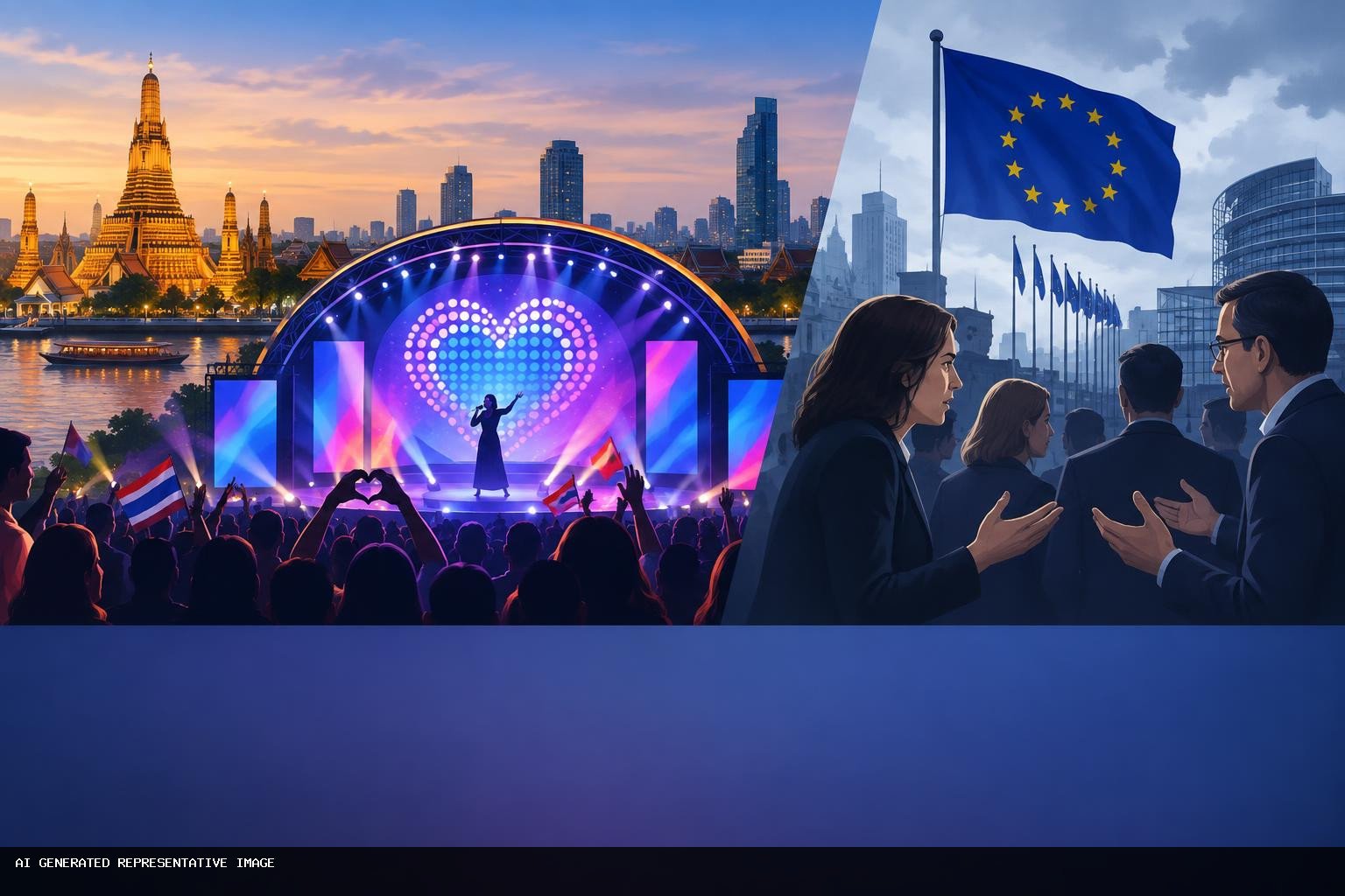 Eurovision Asia Bangkok music stage