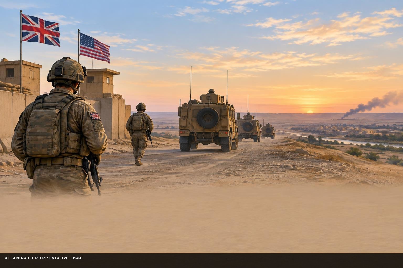 Iraq ISIS mission ends as UK and US troops leave 143 UK US troops leaving Iraq base