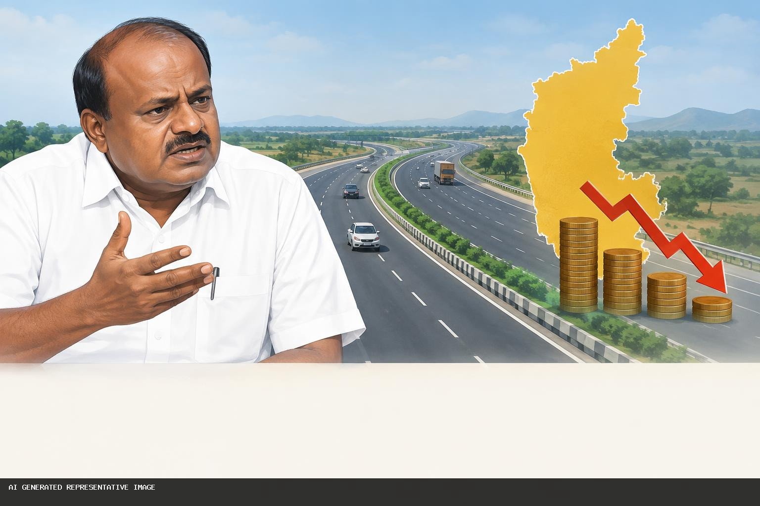HD Kumaraswamy at Bengaluru press conference