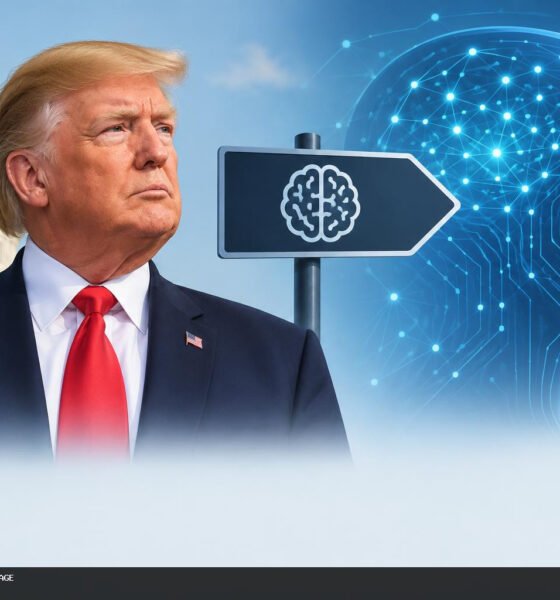 Donald Trump speaking about artificial intelligence