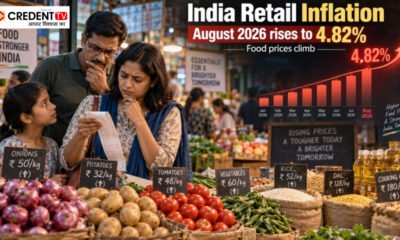 India Retail Inflation August 2026 Rises to 4.82% as Food Prices Climb