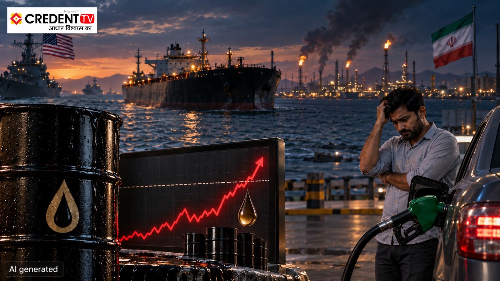 US-Iran Conflict Pushes Oil Above $100, Raises India Fuel-Cost Risks 157 US-Iran Conflict Pushes Oil Above $100, Raises India Fuel-Cost Risks